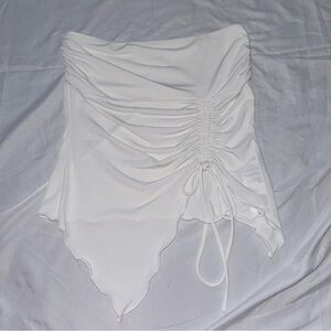 BDG Urban Outfitters Ruched Asymmetrical Handkerchief Top